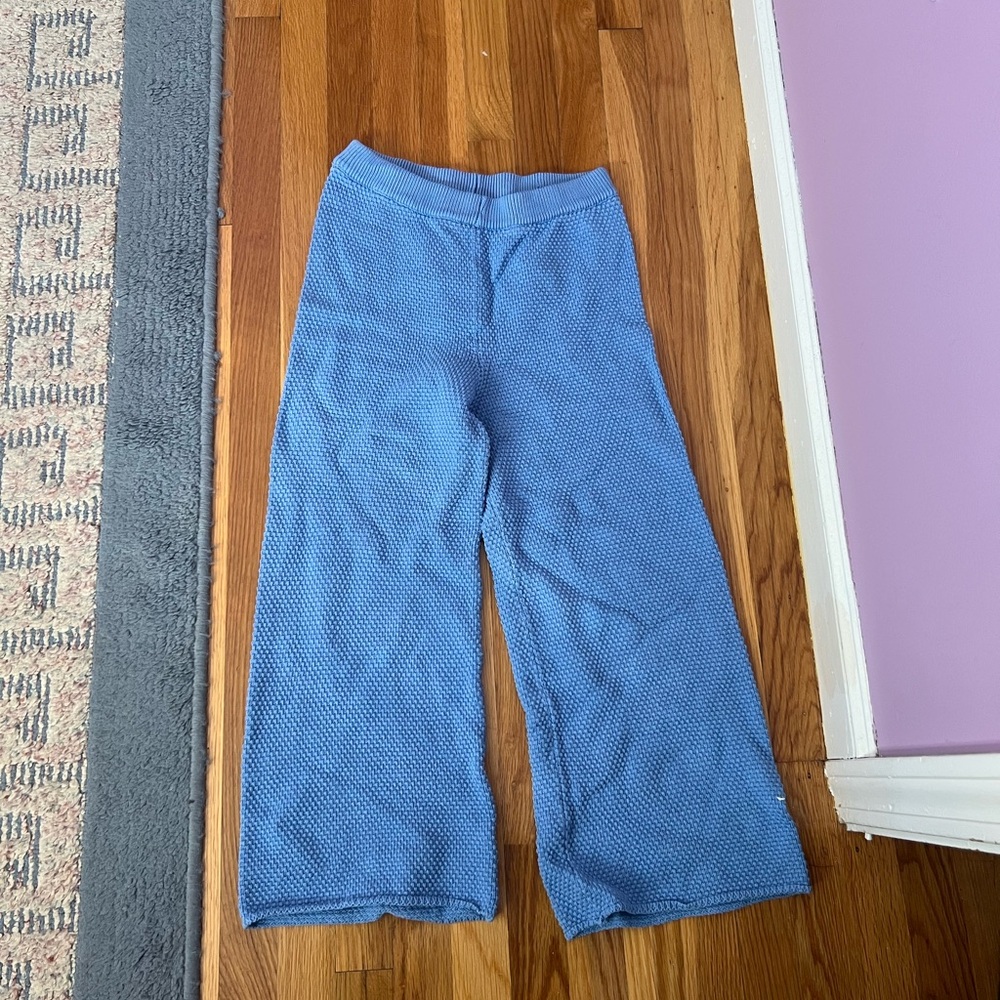 Free People blue sweater pants
